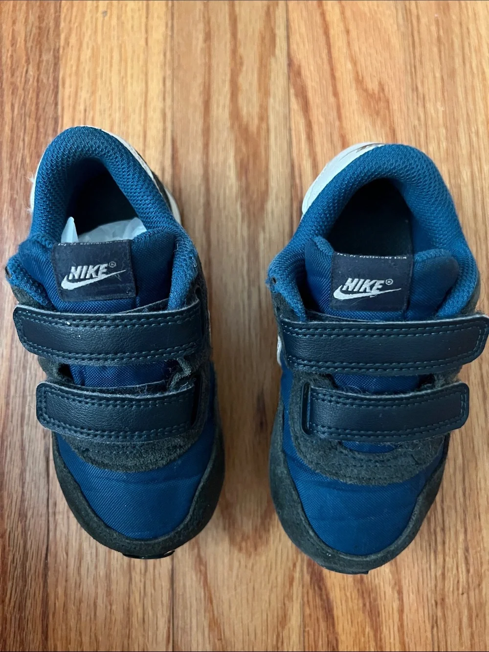 NIKE MD Valiant 8C Toddler Marina Navy Blue Suede Sneakers Shoes CN8560-405